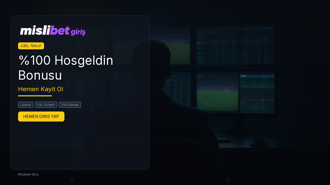 Mislibet Giriş Bonus Gorseli